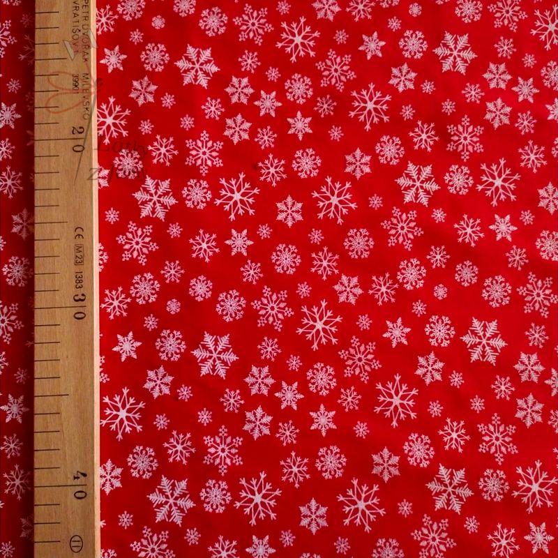 Vločky na červené