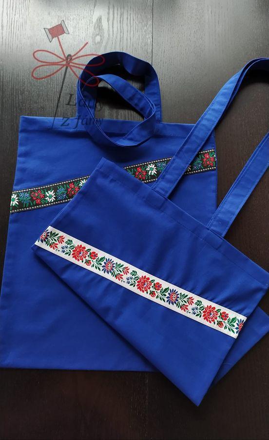 Látková taška se stuhou