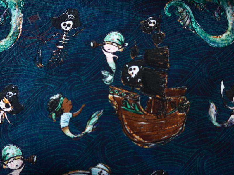 Teplákovina nepočesaná 250g - Piráti