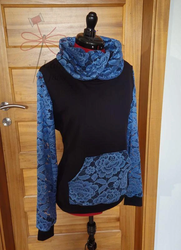 Teplákovina nepočesaná 240g- černá