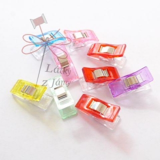 Fixační kolíček / svorka 10x27 mm na látky