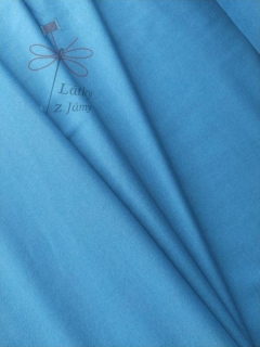 Teplákovina nepočesaná 250g - modrá jeans