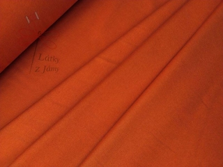 Teplákovina nepočesaná 250g - terakotová