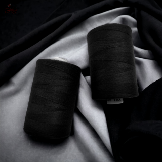 Nitě unilpoly 120- černá 999