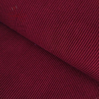 Náplet žebrovaný Bordó