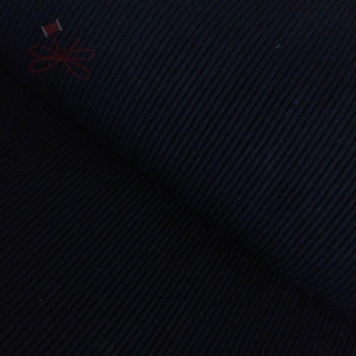 Náplet žebrovaný Černý