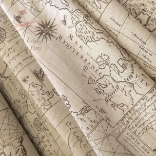 Režná látka historická mapa