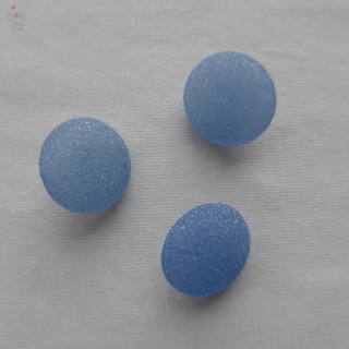 Knoflík modré krystalky 17mm