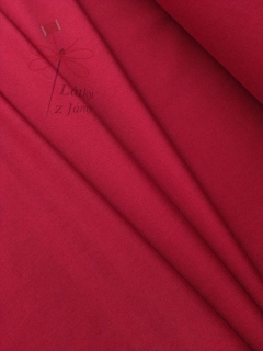 Teplákovina nepočesaná 250g- červená jahoda