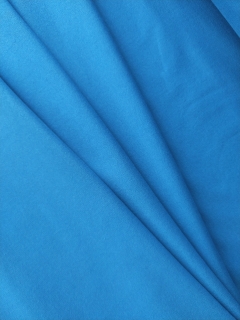 Teplákovina nepočesaná 250g - modrá kobaltová