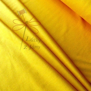 Teplákovina nepočesaná 240g- žlutá okrová